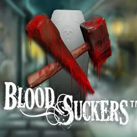Logo of Blood Suckers from NetEnt at Duffspin Casino