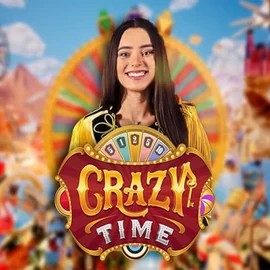Crazy Time logo by Evolution at Duffspin CasinoCrazy Time